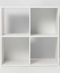 4 Cube Decorative Bookshelf - Room Essentials™ White -Bookshelves Sales Shop unnamed file 1659