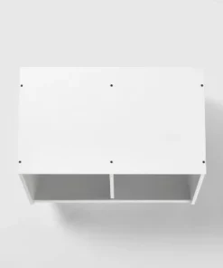 Stackable Laminate 2-Compartment Bin White - Pillowfort™ -Bookshelves Sales Shop unnamed file 1662
