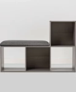 Cube Bookshelf with Bench - Room Essentials™ White -Bookshelves Sales Shop unnamed file 1674