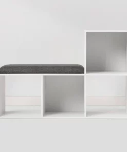 Cube Bookshelf with Bench - Room Essentials™ White -Bookshelves Sales Shop unnamed file 1675