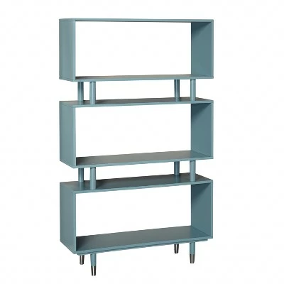59.5" Margo Bookshelf - Buylateral Gray 5 59.5" Margo Bookshelf - Buylateral Gray - Image 3