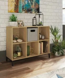 27" 6 Cubbies North Avenue Organizer - Sauder Charter Oak