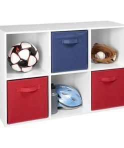 Closetmaid 899600 Decorative Home Stackable 6 Cube Cubeicals Organizer Storage in White with Hardware for Home, Office, Closet, or Toys -Bookshelves Sales Shop unnamed file 1731