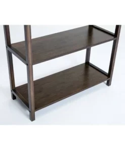 Selma Bamboo Bookcase Right Facing Spindle Cabinet - Boraam Natural -Bookshelves Sales Shop unnamed file 1751