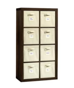 Stow Away 8 Cube Organizer Smoked Oak - Sauder -Bookshelves Sales Shop unnamed file 1770