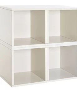 Way Basics Eco Stackable Vinyl Record Storage Cube White 18 Way Basics Eco Stackable Vinyl Record Storage Cube White -Bookshelves Sales Shop unnamed file 1778