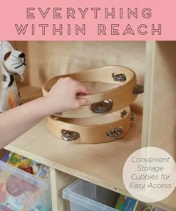 ECR4Kids Birch 5-Section Classroom Storage Cabinet with Casters, Organizer Shelf, Natural -Bookshelves Sales Shop unnamed file 1798