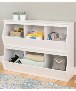 Fremont Entryway Storage Cubbie - 6 Bin - White - Prepac -Bookshelves Sales Shop unnamed file 1813