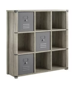 Little Seeds Nova 9 Cube Storage Bookcase – Grey Oak -Bookshelves Sales Shop unnamed file 1898