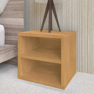 Way Basics Eco Stackable Connect Cube with Shelf Modular Cubby Organizer Storage System Natural Wood Grain 3 Way Basics Eco Stackable Connect Cube with Shelf Modular Cubby Organizer Storage System Natural Wood Grain