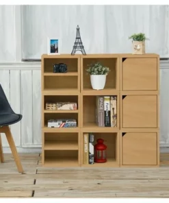 Way Basics Eco Stackable Connect Cube with Shelf Modular Cubby Organizer Storage System Natural Wood Grain 12 Way Basics Eco Stackable Connect Cube with Shelf Modular Cubby Organizer Storage System Natural Wood Grain -Bookshelves Sales Shop unnamed file 1912