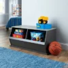 Badger Basket 2 Bin Stackable Storage Cubby Charcoal/Gray Woodgrain -Bookshelves Sales Shop unnamed file 1925