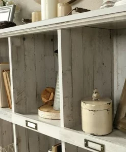 47" Barrister Lane Bookshelf White Plank - Sauder -Bookshelves Sales Shop unnamed file 1948