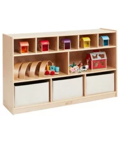 ECR4Kids Birch 5+5 Storage and Cubby Tray Cabinet with Rolling Casters, Mobile Classroom Organizer 13 ECR4Kids Birch 5+5 Storage and Cubby Tray Cabinet with Rolling Casters, Mobile Classroom Organizer -Bookshelves Sales Shop unnamed file 1969