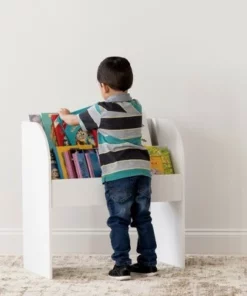 IRIS Kid's Wooden Bookshelf, White