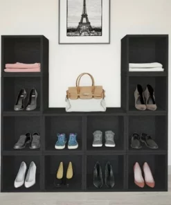 Way Basics Eco Stackable Connect Open Storage Cube and Cubby Organizer Desert Tan