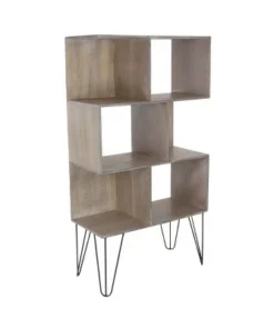 Mid-Century Modern Wooden Cube Shelf - Olivia & May Black 13 Mid-Century Modern Wooden Cube Shelf - Olivia & May Black -Bookshelves Sales Shop unnamed file 2025