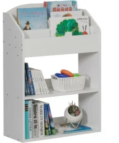 Basicwise Modern Wooden Storage Bookcase with Shelf, Playroom Bedroom Living and Office -Bookshelves Sales Shop unnamed file 2053