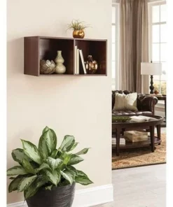 Closetmaid 102300 Decorative Stackable or Hung-able 2-Cube Cubeicals Organizer Storage, Dark Cherry