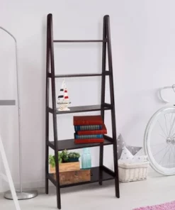 5 Shelf Ladder Bookcase - Flora Home Espresso 12 5 Shelf Ladder Bookcase - Flora Home Espresso -Bookshelves Sales Shop unnamed file 2080