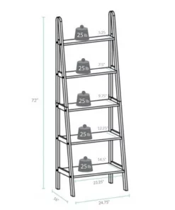 5 Shelf Ladder Bookcase - Flora Home Espresso 14 5 Shelf Ladder Bookcase - Flora Home Espresso -Bookshelves Sales Shop unnamed file 2082