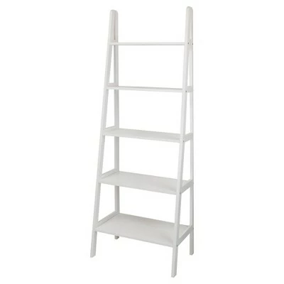 5 Shelf Ladder Bookcase - Flora Home Espresso 10 5 Shelf Ladder Bookcase - Flora Home Espresso - Image 8