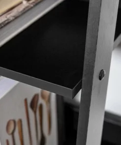 Thatcher Transitional Wood 4 Shelf Ladder Bookshelf - Saracina Home Gray -Bookshelves Sales Shop unnamed file 2090