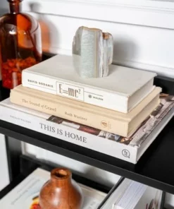 Thatcher Transitional Wood 4 Shelf Ladder Bookshelf - Saracina Home Gray -Bookshelves Sales Shop unnamed file 2091