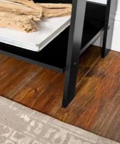 Thatcher Transitional Wood 4 Shelf Ladder Bookshelf - Saracina Home Gray -Bookshelves Sales Shop unnamed file 2093