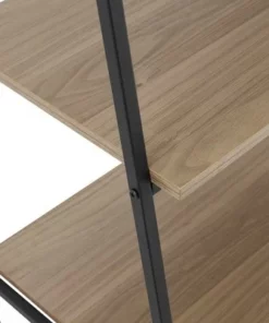 72" Open Storage Ladder Bookshelf - Saracina Home Dark Walnut -Bookshelves Sales Shop unnamed file 2141