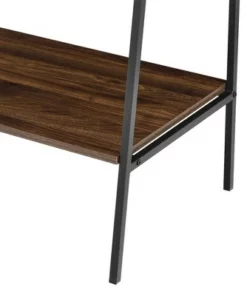 72" Open Storage Ladder Bookshelf - Saracina Home Dark Walnut -Bookshelves Sales Shop unnamed file 2142