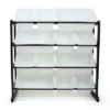 Ladder Toy Storage Organizer with 12 Storage Bins Espresso/White - Humble Crew -Bookshelves Sales Shop unnamed file 215