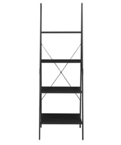 Regency 72" Nomad Ladder Bookcase - Niche Black