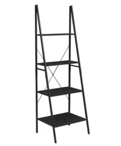 Regency 72" Nomad Ladder Bookcase - Niche Black -Bookshelves Sales Shop unnamed file 2160