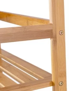 Costway Multifunctional 4 Shelf Bamboo Bookcase Ladder Plant Flower Stand Rack Storage -Bookshelves Sales Shop unnamed file 2200