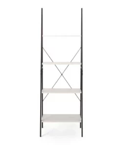 71.5" Newnan Modern Industrial 4 Shelf Etagere Ladder Bookcase - Christopher Knight Home White/black 19 71.5" Newnan Modern Industrial 4 Shelf Etagere Ladder Bookcase - Christopher Knight Home White/black -Bookshelves Sales Shop unnamed file 2223