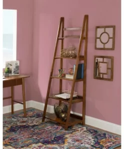 72" Charlotte Bookshelf Brown - Linon -Bookshelves Sales Shop unnamed file 2229