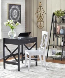 56" 4 Tier Crossback Shelf - Buylateral Charcoal -Bookshelves Sales Shop unnamed file 2242