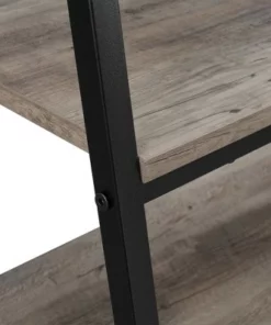 56" Metal and Wood Tiered Ladder Bookcase - Saracina Home Dark Walnut 17 56" Metal and Wood Tiered Ladder Bookcase - Saracina Home Dark Walnut -Bookshelves Sales Shop unnamed file 2285