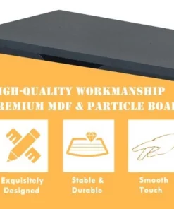 Costway 4-Tier Ladder Shelf Bookshelf Bookcase Storage Display Leaning With 2 Drawers 14 Costway 4-Tier Ladder Shelf Bookshelf Bookcase Storage Display Leaning With 2 Drawers -Bookshelves Sales Shop unnamed file 2295