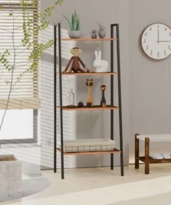 HomCom 4-Tier Vintage Look Ladder Book Shelf 14 HomCom 4-Tier Vintage Look Ladder Book Shelf -Bookshelves Sales Shop unnamed file 2301