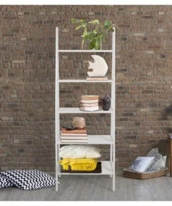 72" Shelf Ladder Bookcase - Flora Home Espresso -Bookshelves Sales Shop unnamed file 2317