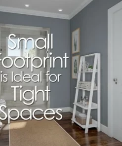 Hastings Home 4-Tier Ladder Bookshelf Freestanding Wooden Bookcase, White 11 Hastings Home 4-Tier Ladder Bookshelf Freestanding Wooden Bookcase, White -Bookshelves Sales Shop unnamed file 2401