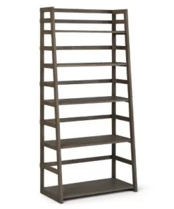 63"x30" Normandy Ladder Shelf Bookcase Farmhouse - Wyndenhall Black -Bookshelves Sales Shop unnamed file 2415