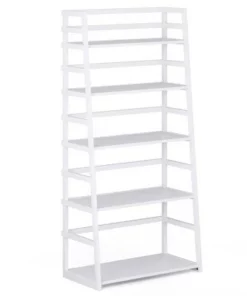 63"x30" Normandy Ladder Shelf Bookcase Farmhouse - Wyndenhall Black -Bookshelves Sales Shop unnamed file 2420