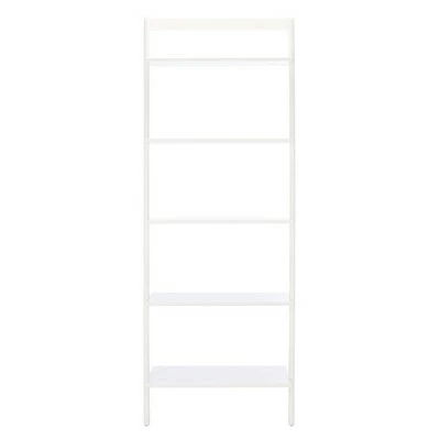 75.98" Cullyn 5 Tier Leaning Etagere - Safavieh White 12 75.98" Cullyn 5 Tier Leaning Etagere - Safavieh White - Image 10