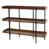 Modern Wood and Steel 3 Shelf Display - Onespace Brown/black -Bookshelves Sales Shop unnamed file 2433