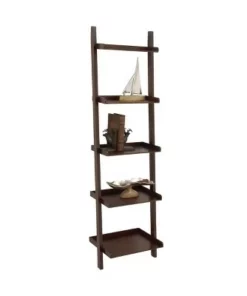 Olivia & May 70" Farmhouse Wooden Ladder Shelf Brown - Olivia & May -Bookshelves Sales Shop unnamed file 2446