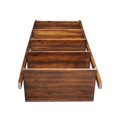 75.5" 5 Tier Solid Wood Leaning Bookshelf - International Concepts White 8 75.5" 5 Tier Solid Wood Leaning Bookshelf - International Concepts White - Image 6