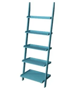 Breighton Home French Country Ladder 72" 5 Shelf Bookshelf - Convenience Concepts White -Bookshelves Sales Shop unnamed file 2465